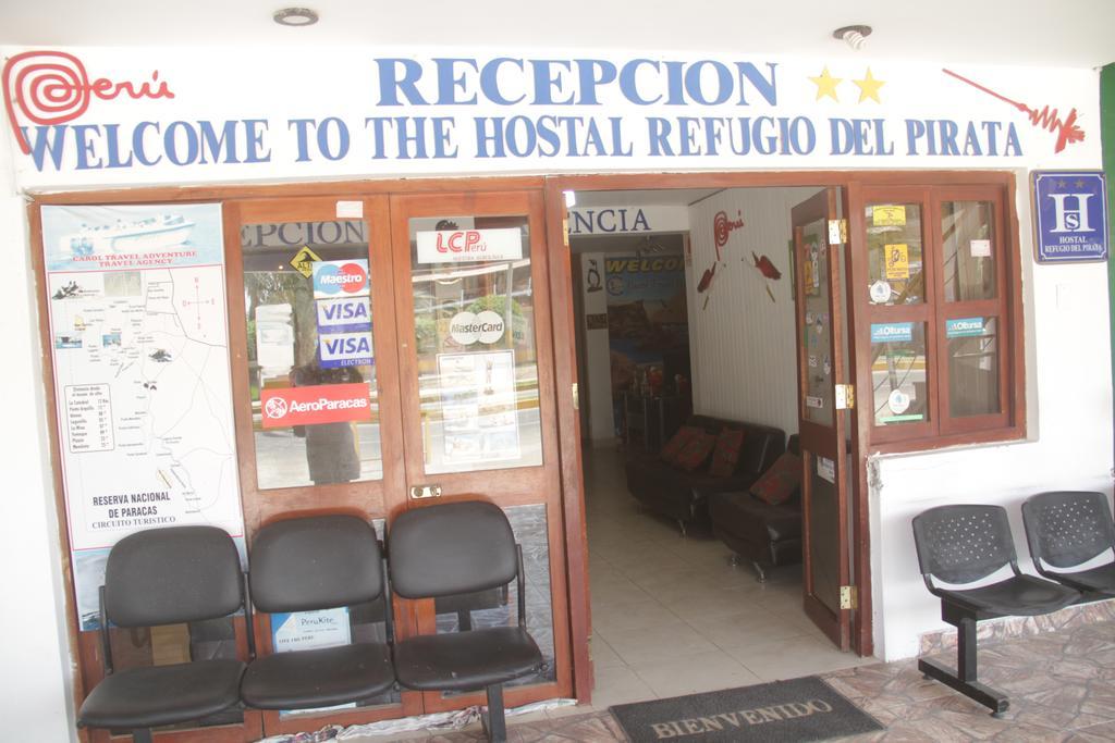 Refugio Del Pirata Vandrarhem Paracas Exteriör bild